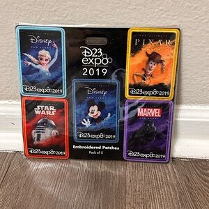 Disney D23 Expo 2019 Embroidered Patches